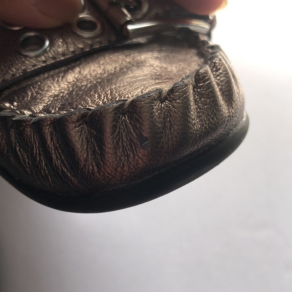 MARC Fisher Womens Karynee Leather Buckled Slip On Loafer Flats Size 7.5 - Picture 5 of 5